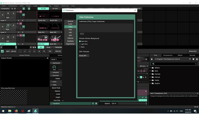 Resolume Arena 7.24.1.61371