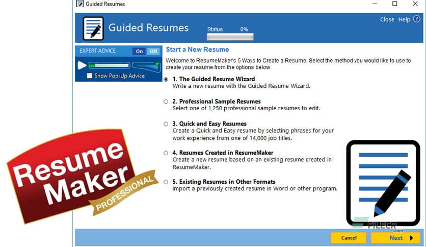 ResumeMaker Professional Deluxe 20.4.0.7025