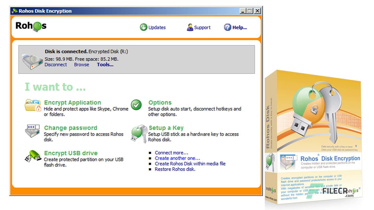 Rohos Disk Encryption 3.3
