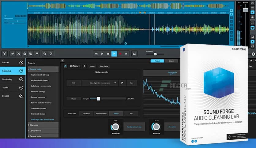MAGIX SOUND FORGE Audio Cleaning Lab 4 v26.0.0.23