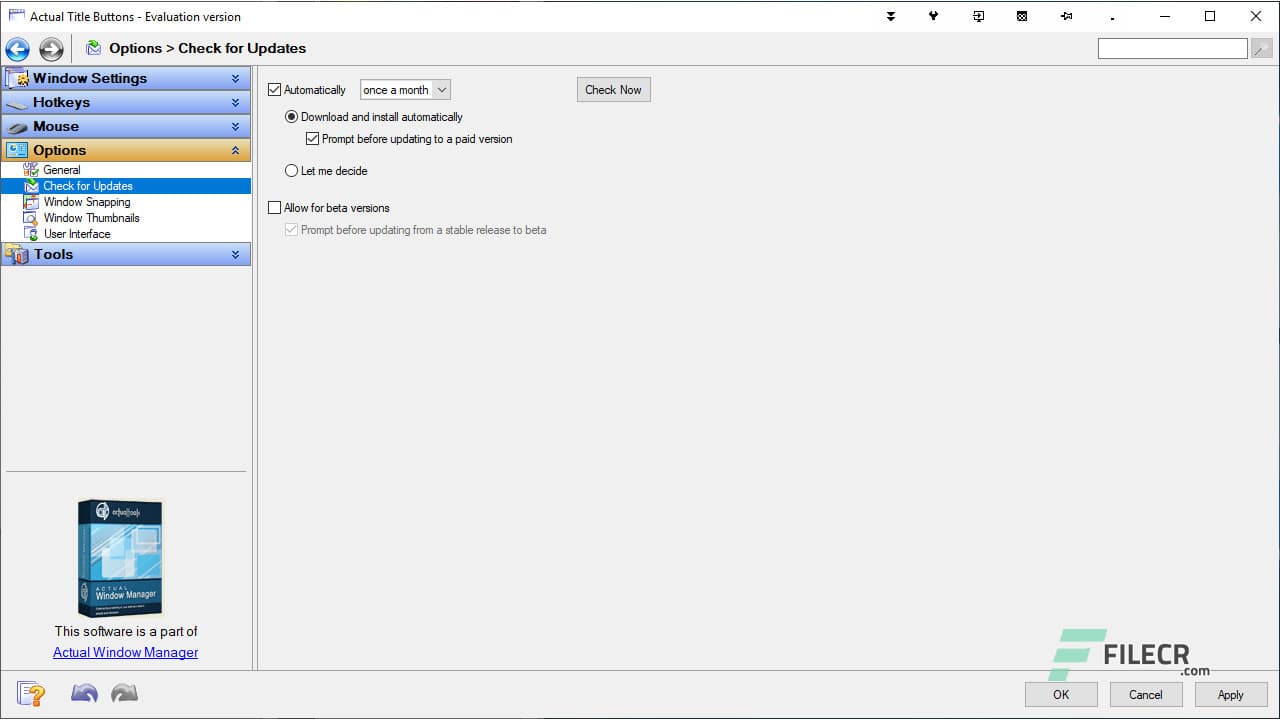 Actual Title Buttons 8.15.3