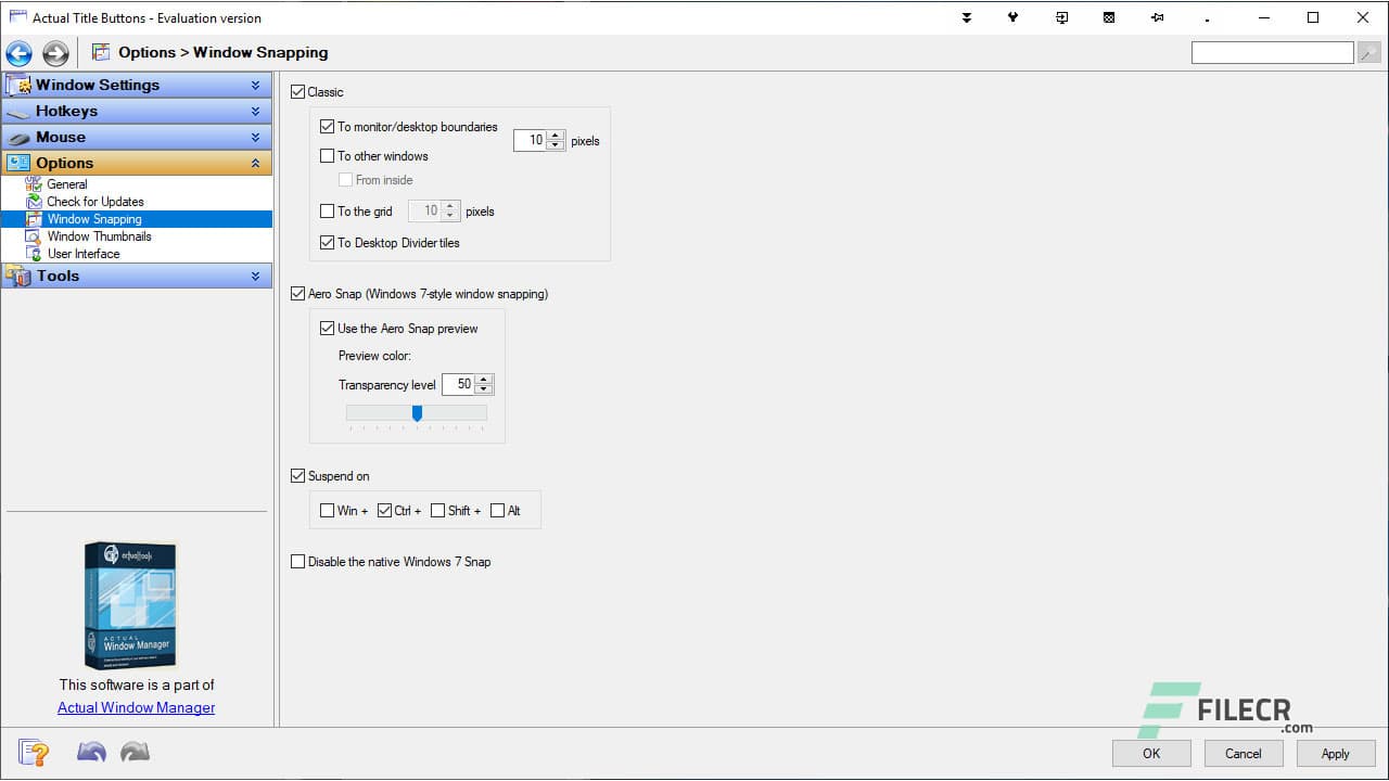 Actual Title Buttons 8.15.3