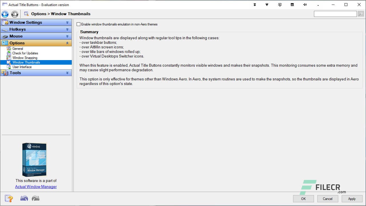 Actual Title Buttons 8.15.3