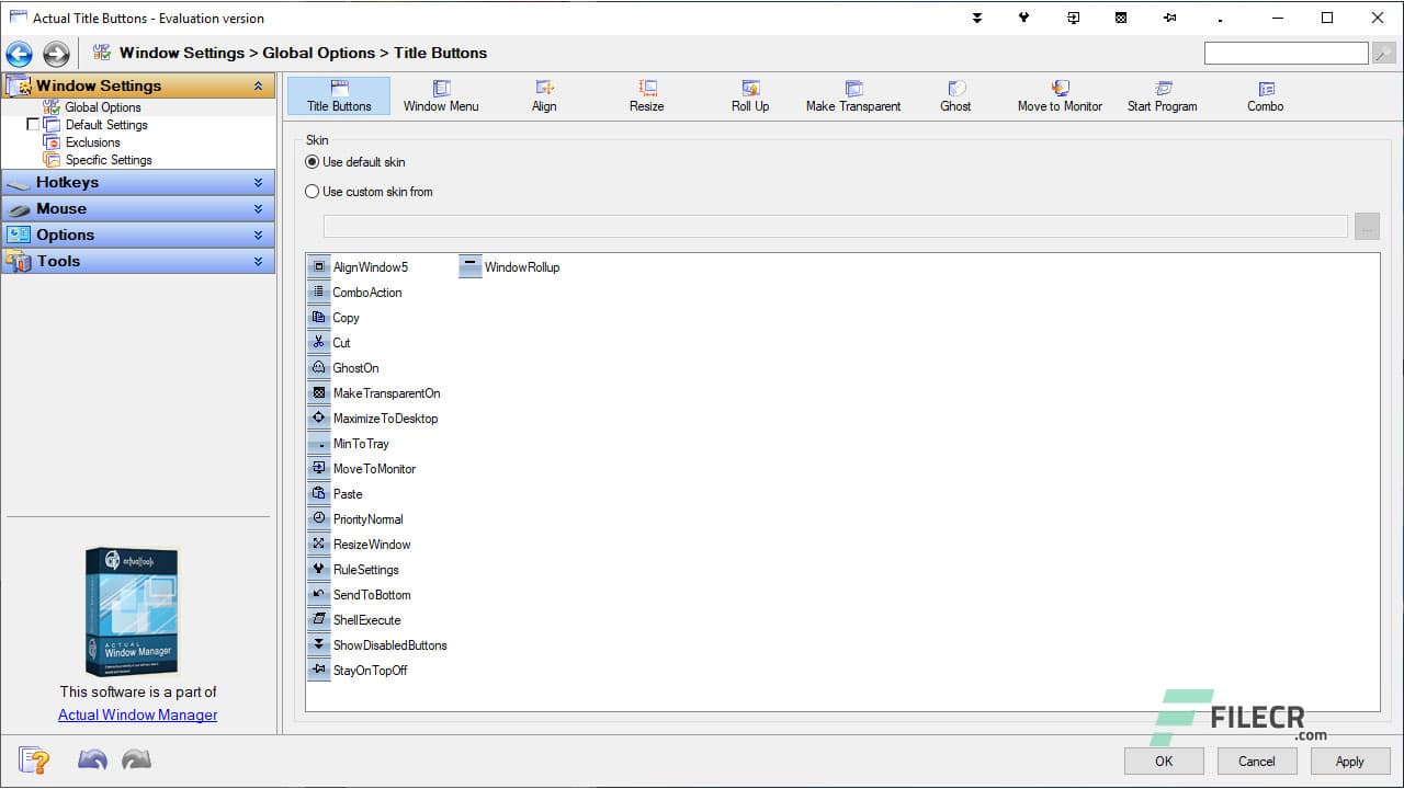 Actual Title Buttons 8.15.3