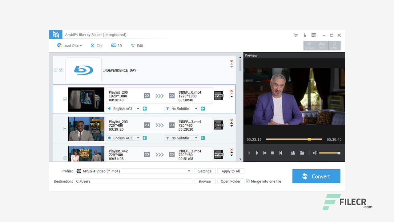 AnyMP4 Blu-ray Ripper 8.1.68