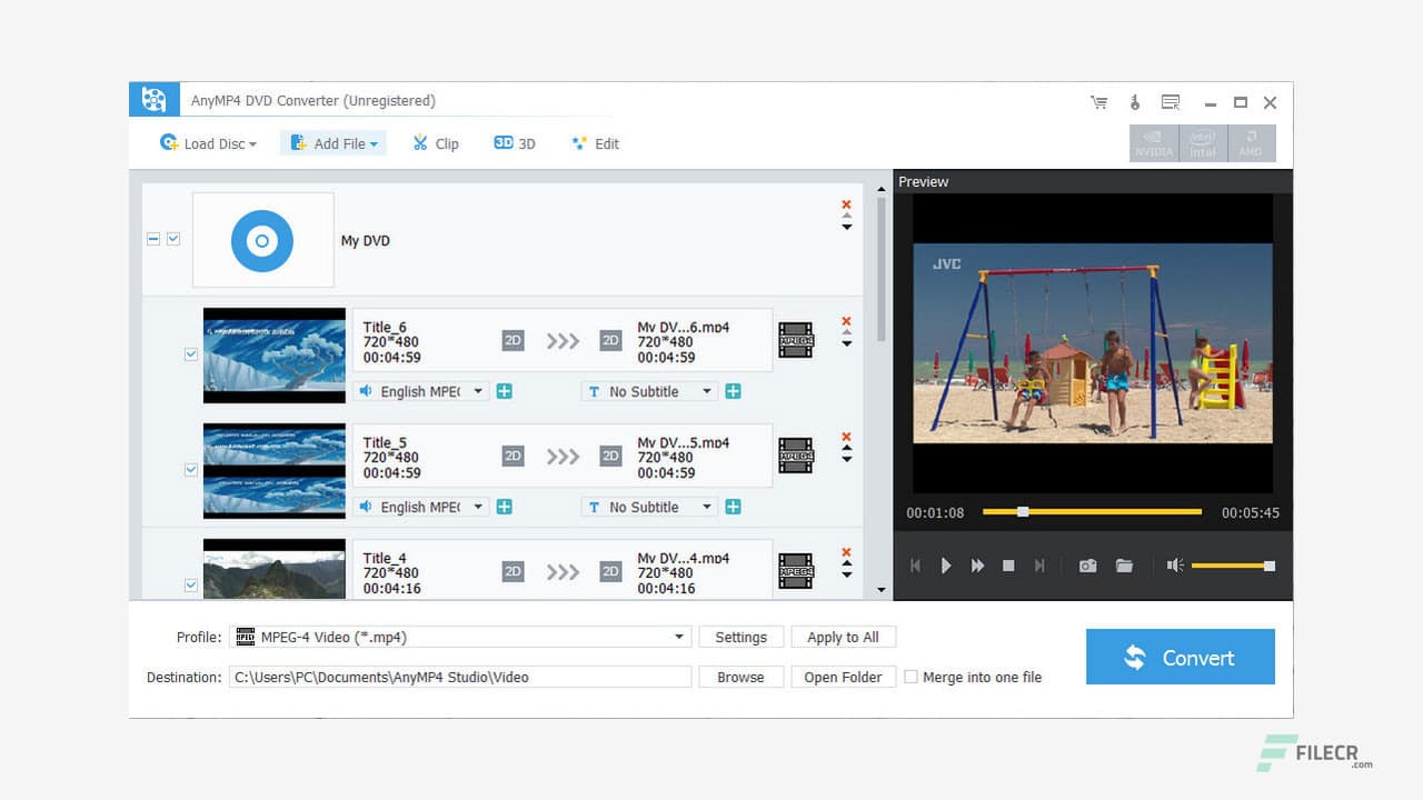 AnyMP4 DVD Converter 7.2.36