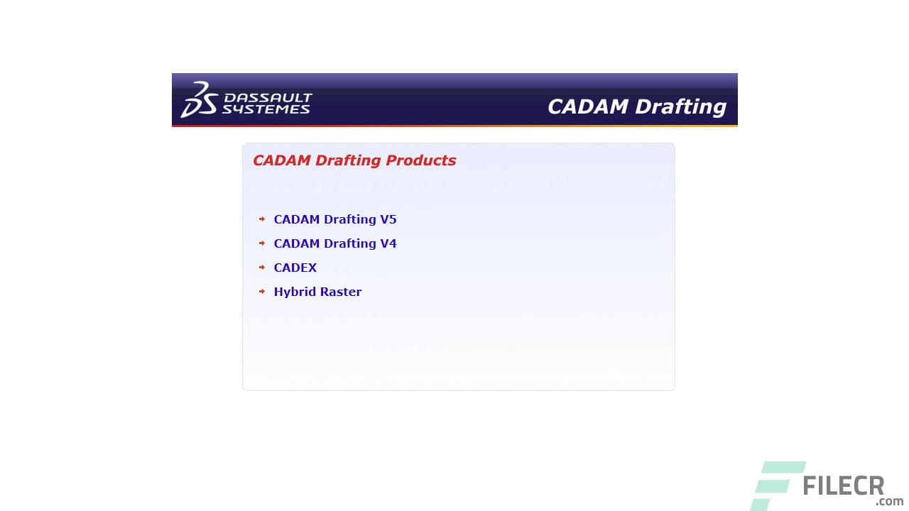 DS CADAM Drafting V5-6R2018 SP3