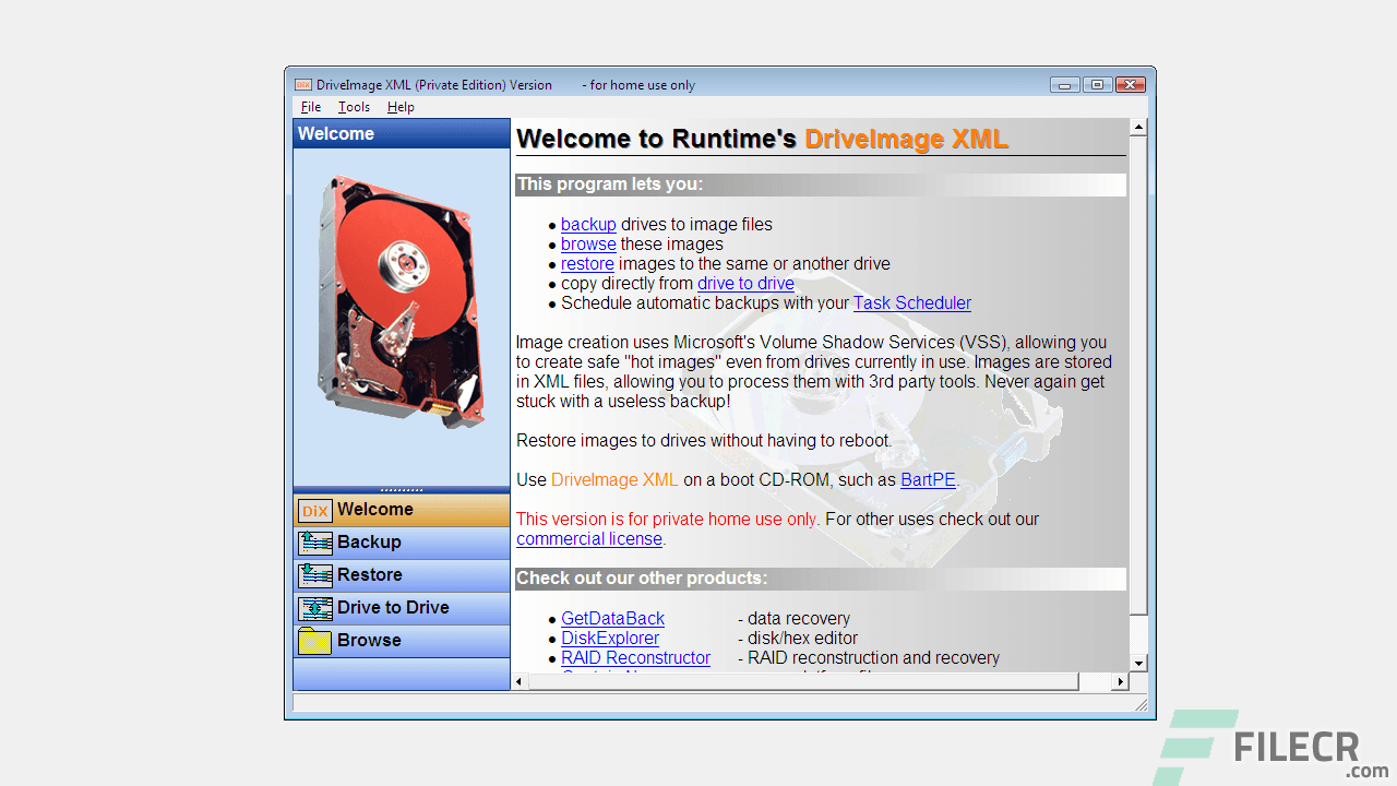 DriveImage XML