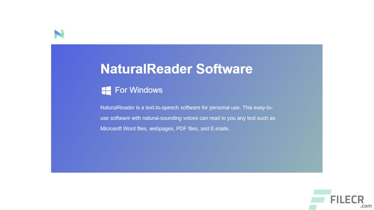 NaturalReader Professional 16.1.2