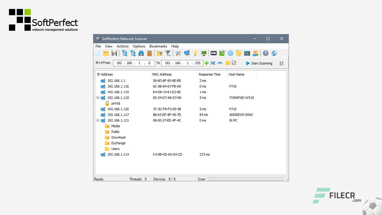 SoftPerfect Network Scanner 26.1