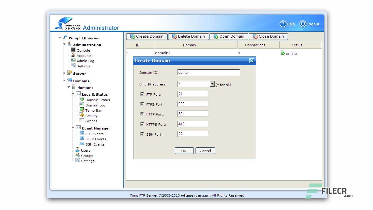 Wing FTP Server Corporate 8.1.2