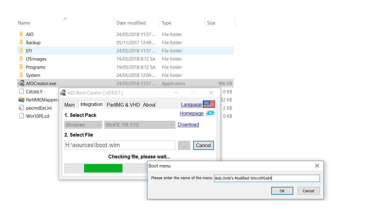 Bob.Omb’s Modified Win10PE 4.98