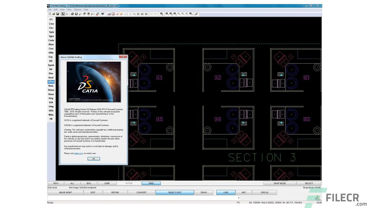 DS CADAM Drafting V5-6R2018 SP3