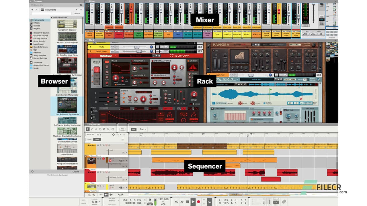 Propellerhead Europa by Reason 2.0.0