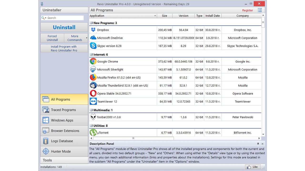 Revo Uninstaller Pro 5.4.5
