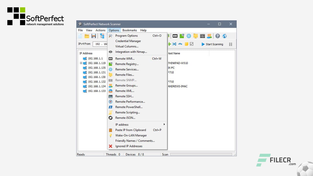 SoftPerfect Network Scanner 26.1