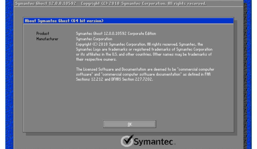 Symantec Ghost Boot CD 12.0.0.11761