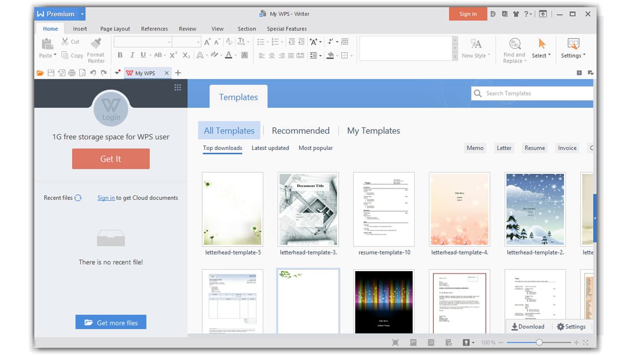 WPS Office﻿ 2020 v11.2.0.9629