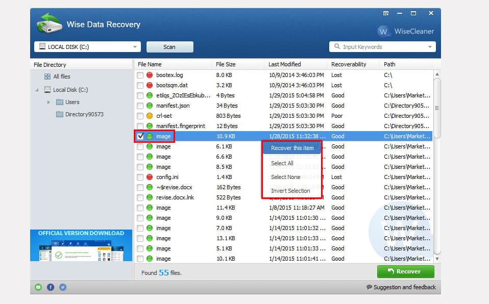 Wise Data Recovery 6.2.2.520