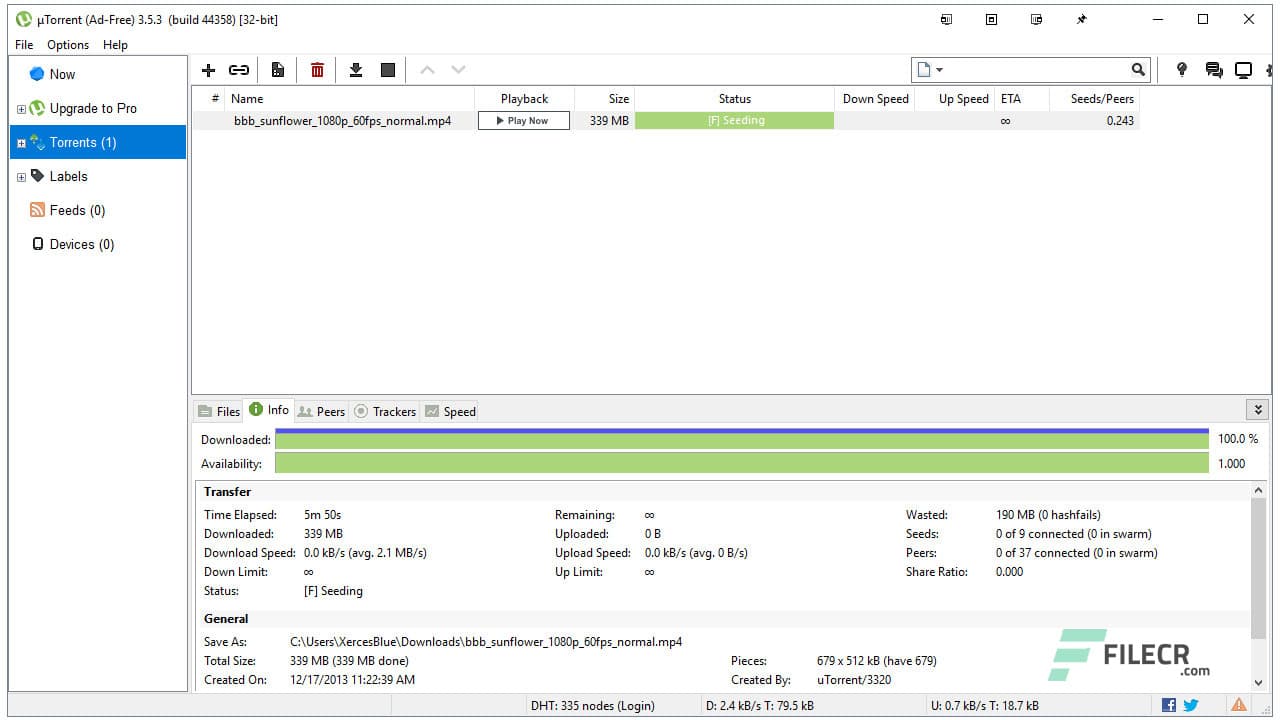 uTorrent Pro 3.6.0