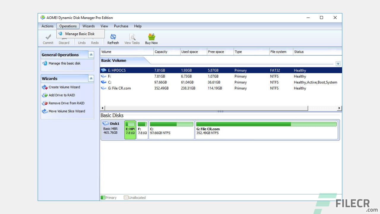 AOMEI Dynamic Disk Manager 1.2.0