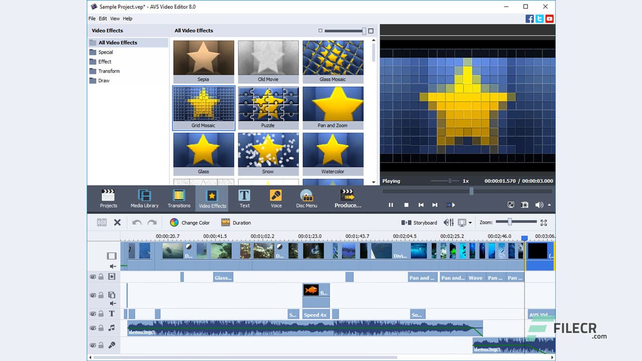 AVS Video Editor 26.0.1.176