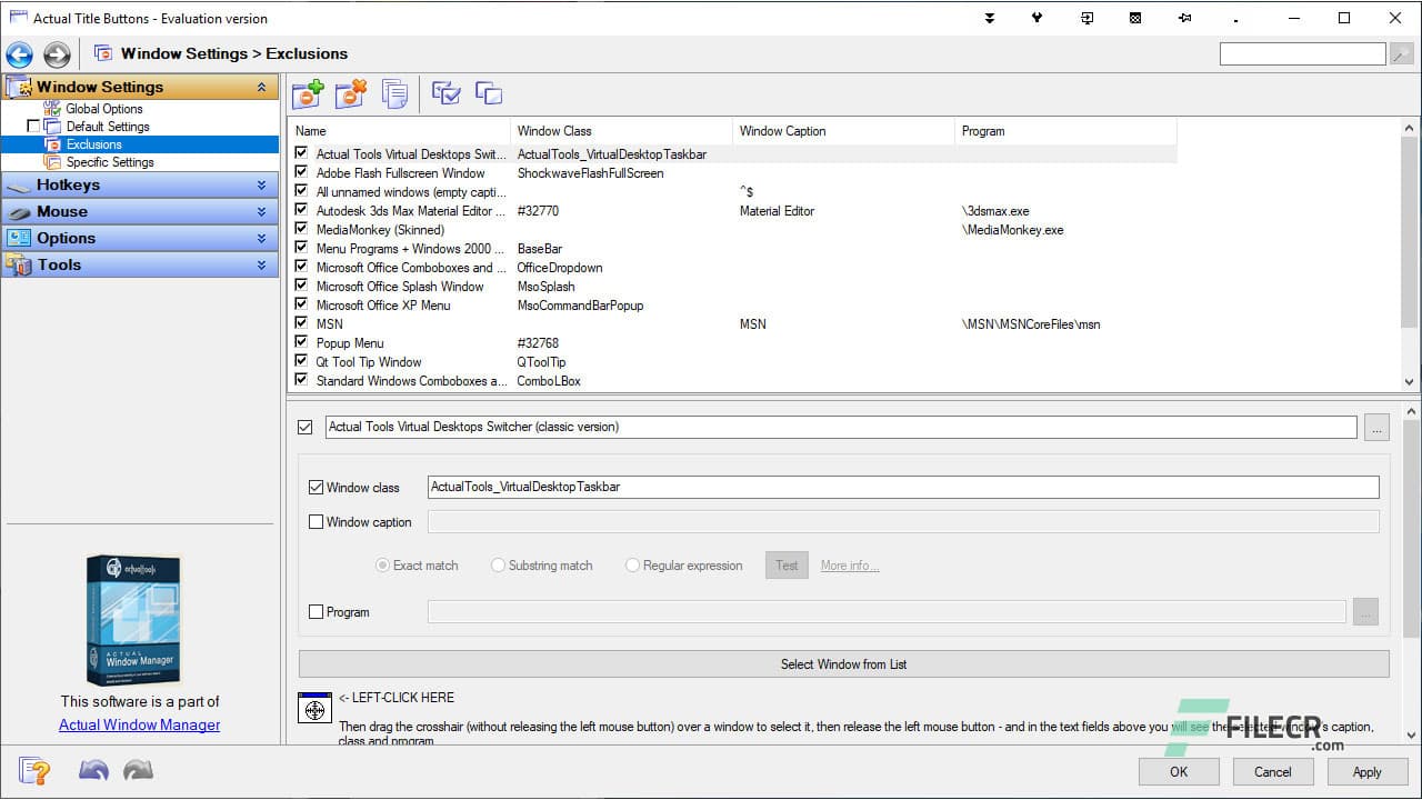 Actual Title Buttons 8.15.3