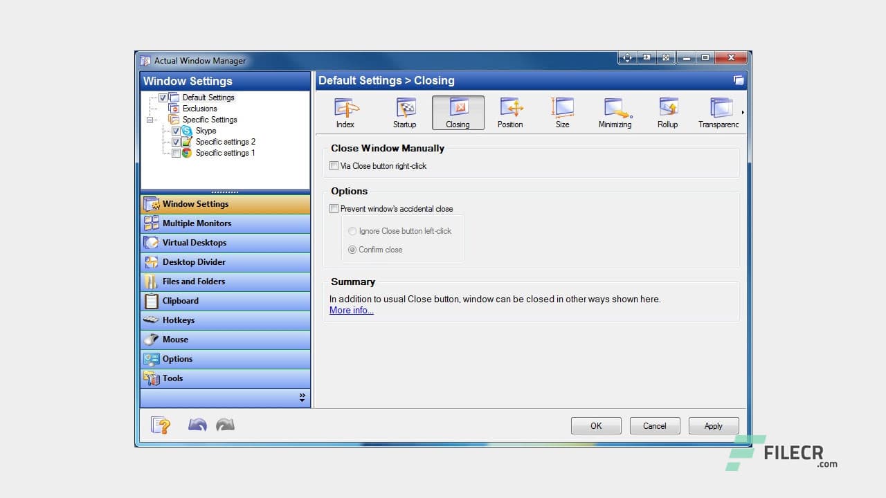 Actual Window Manager 8.15.3