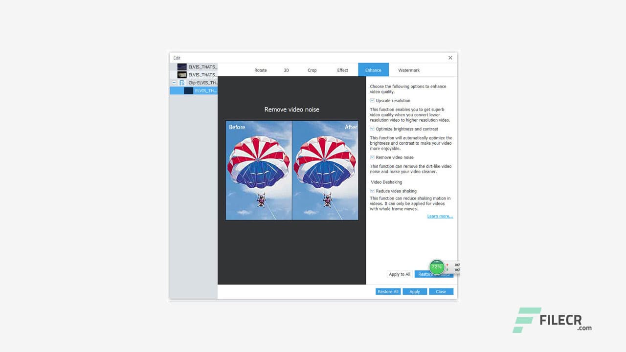 AnyMP4 Video Enhancement 7.2.58