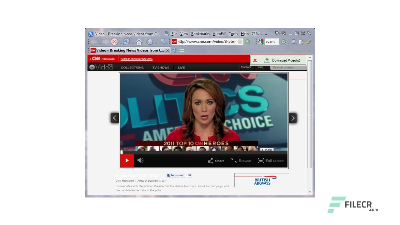 Avant Browser 2020 build 3