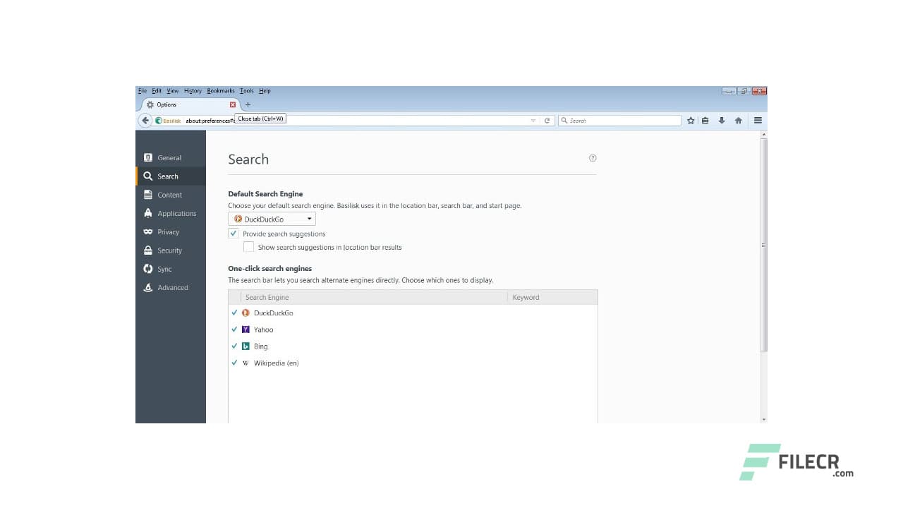 Basilisk Web Browser 2025.02.22