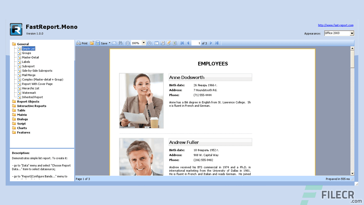 FastReport.Mono 2019.4.4