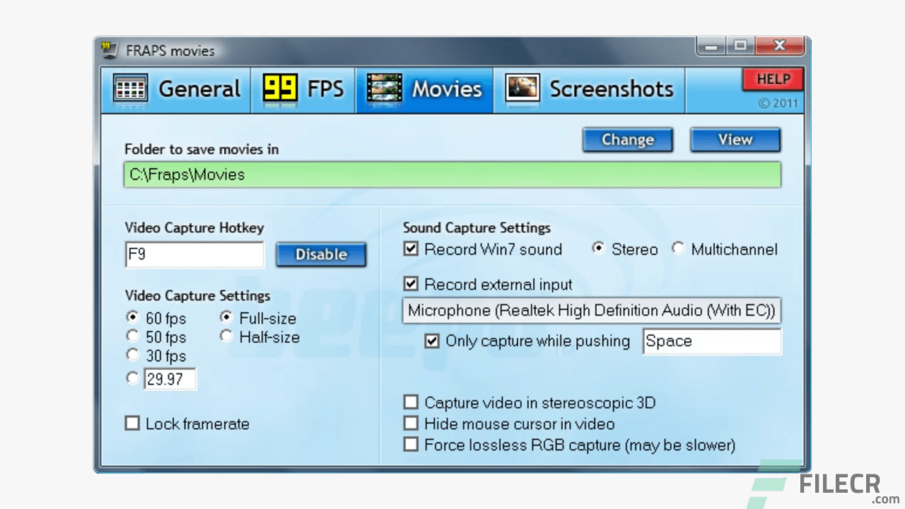 Fraps v3.5.9 build 15586
