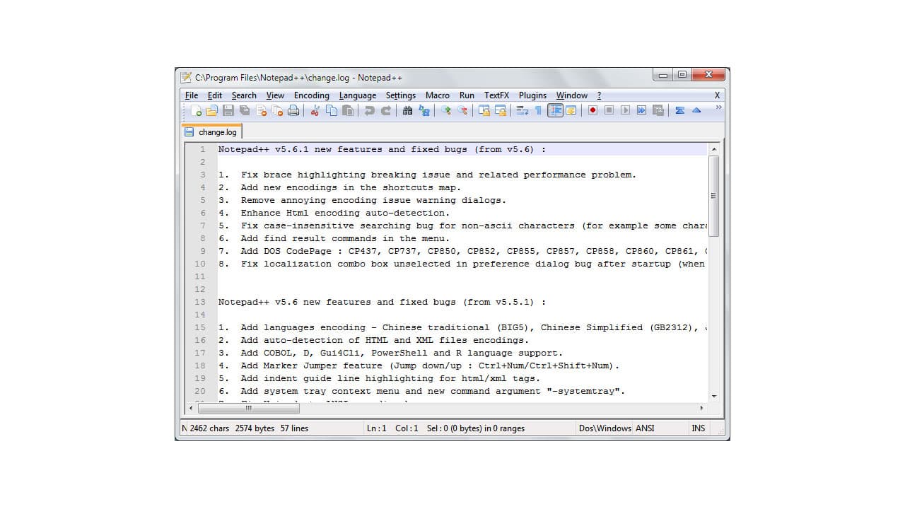 Notepad++ 8.9.1