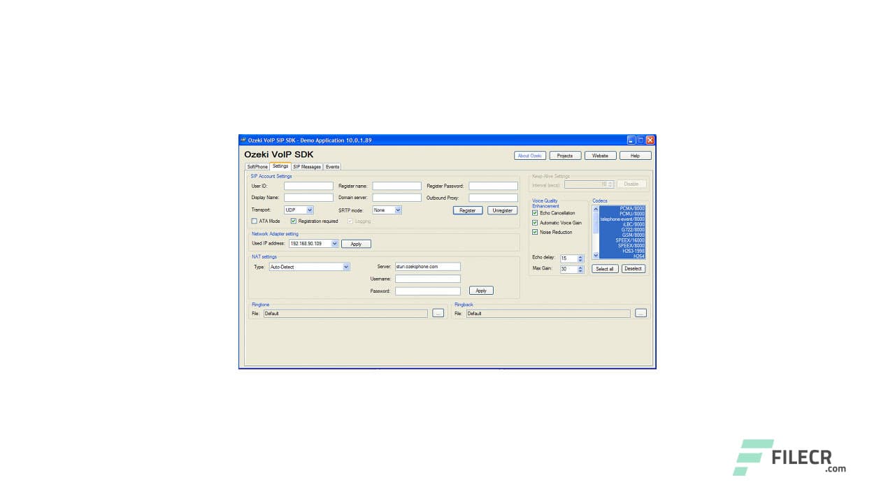 OZEKI VoIP SIP SDK 1.9.12