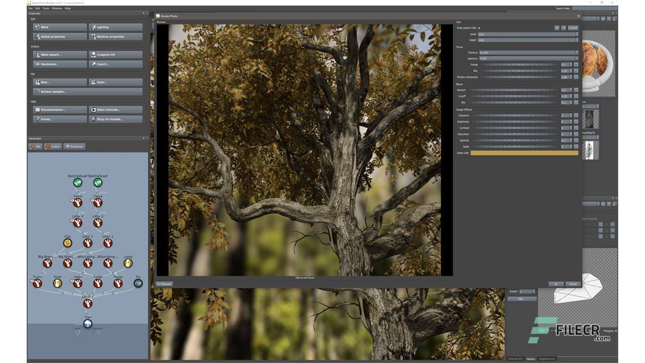 SpeedTree Modeler 10.0.1