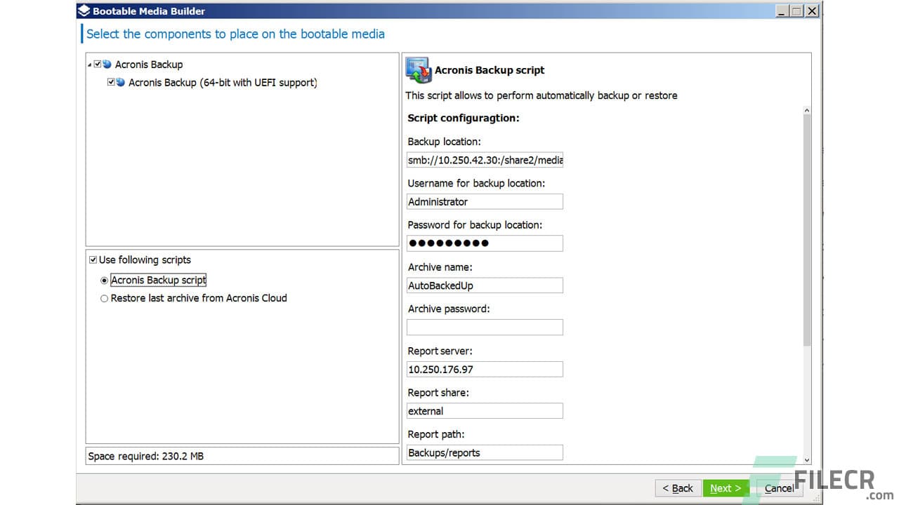 Acronis Cyber Backup 12.5.16545 BootCD