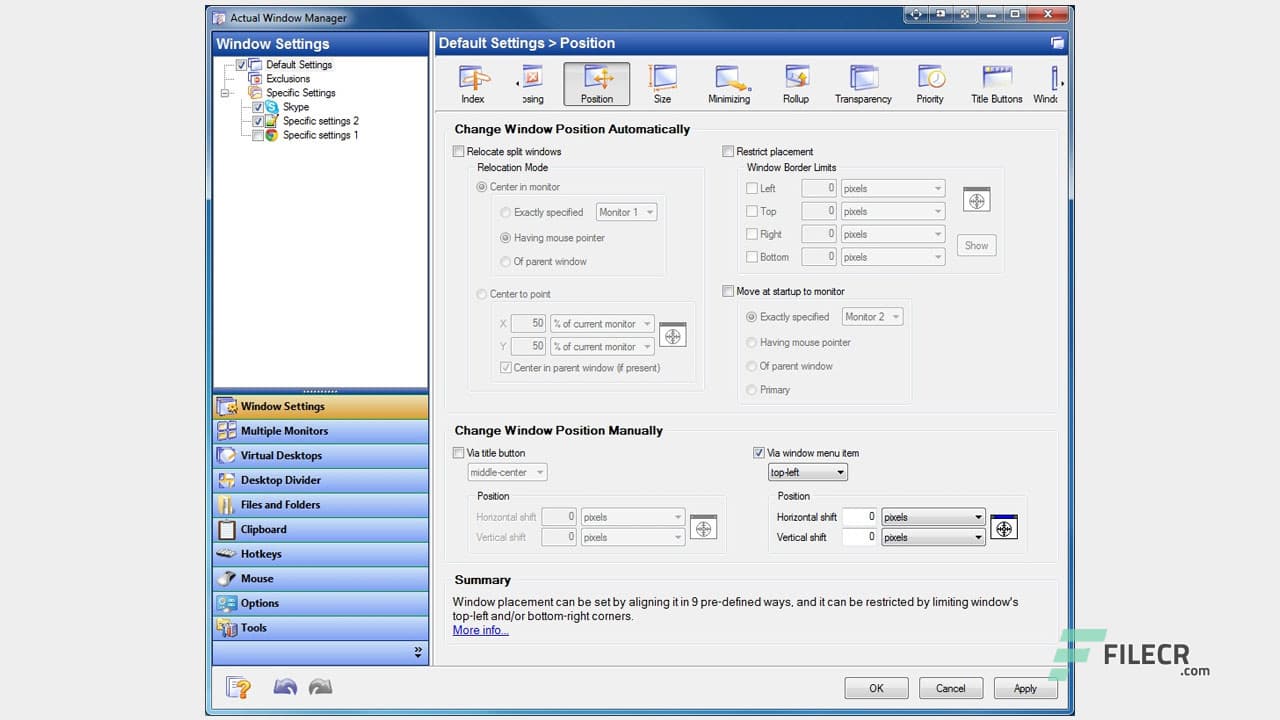 Actual Window Manager 8.15.3
