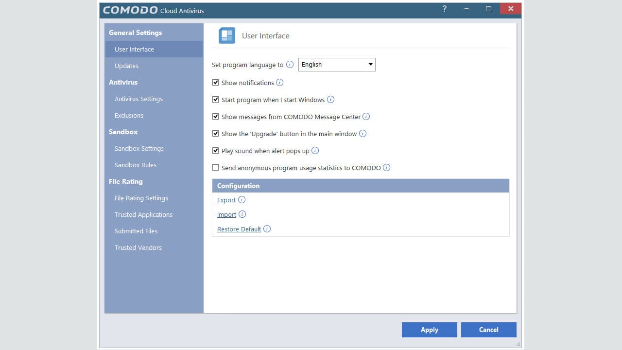 Comodo Cloud Antivirus