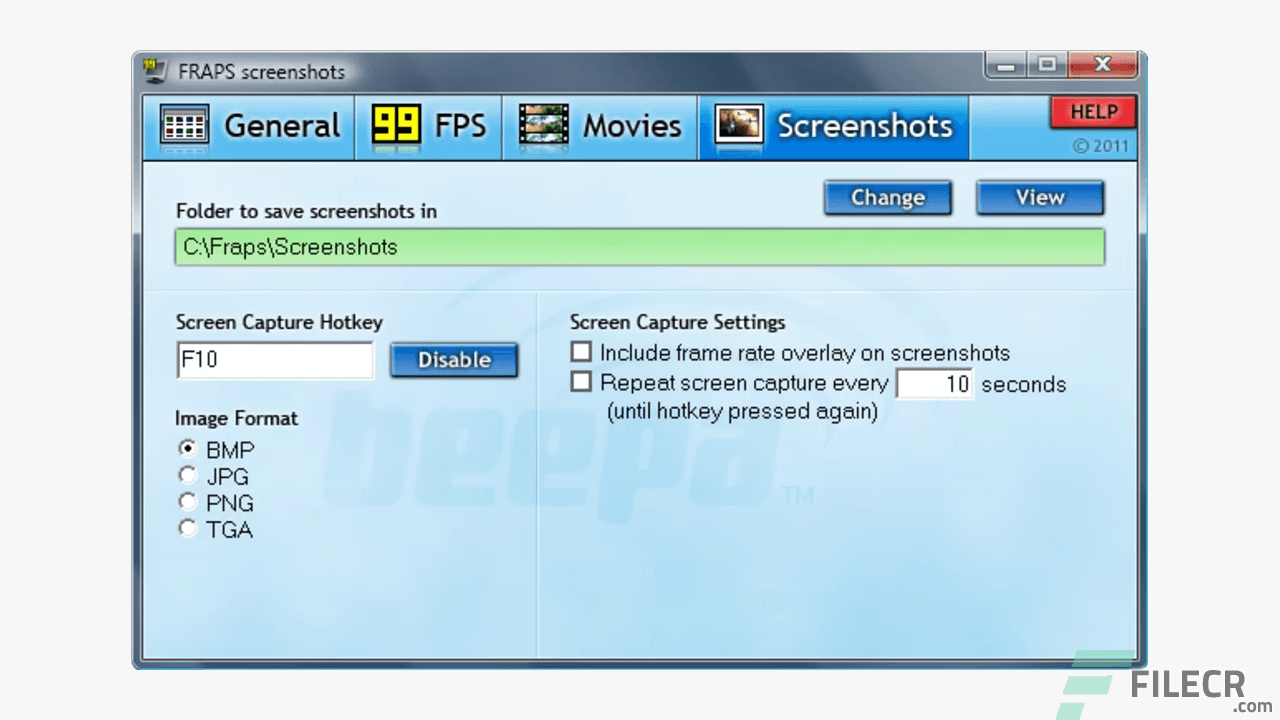 Fraps v3.5.9 build 15586