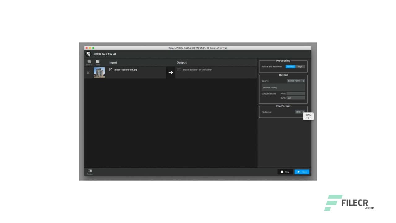 Topaz JPEG to RAW AI 2.2.1