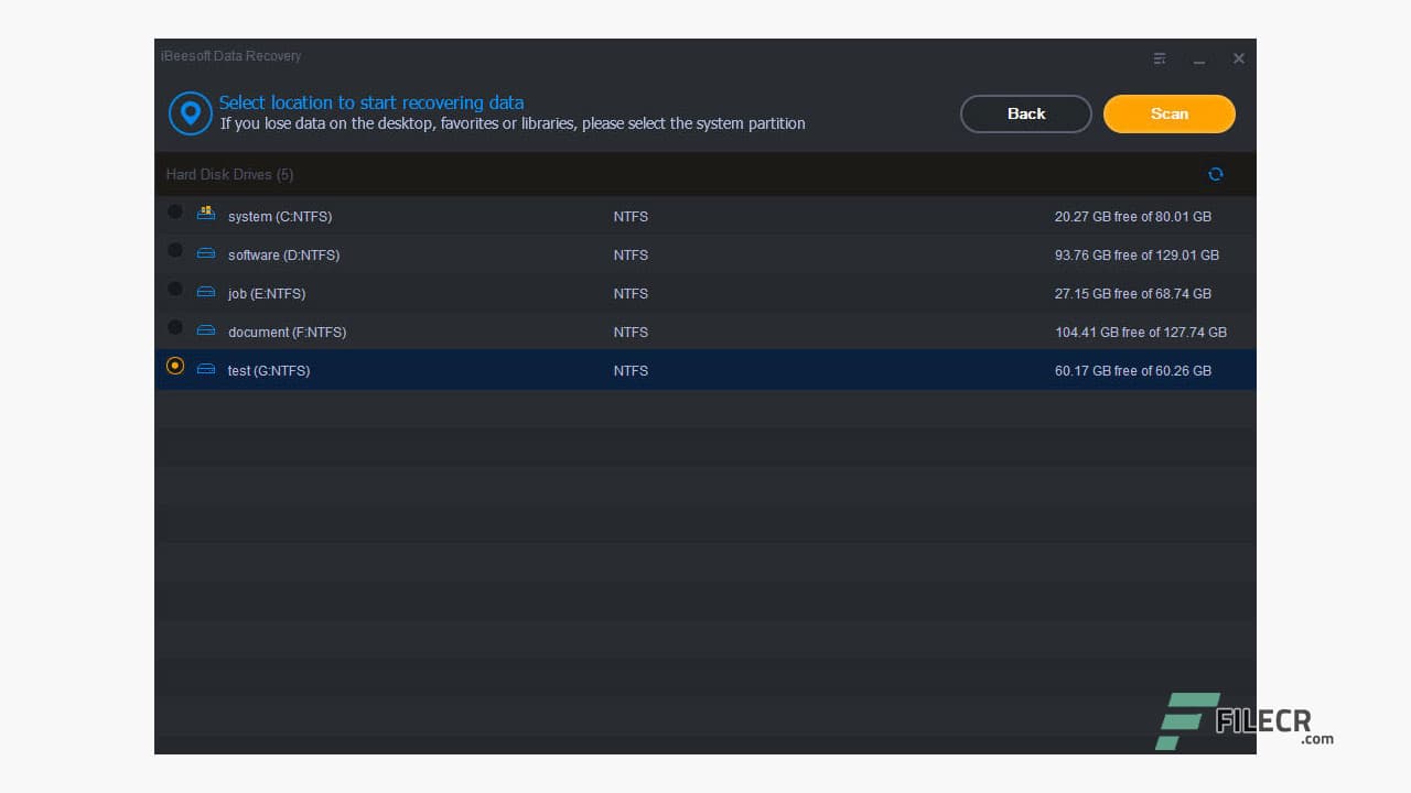 iBeesoft Data Recovery 4.0