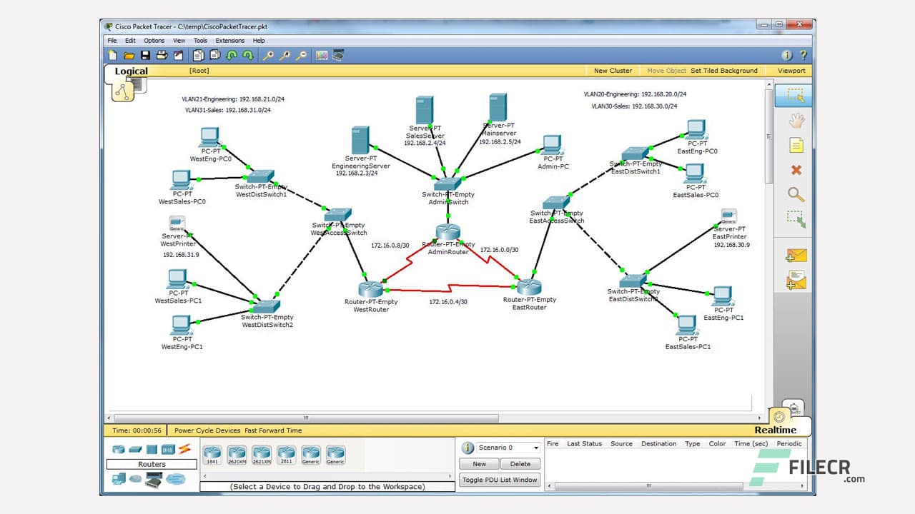 Cisco Packet Tracer 8.2.1