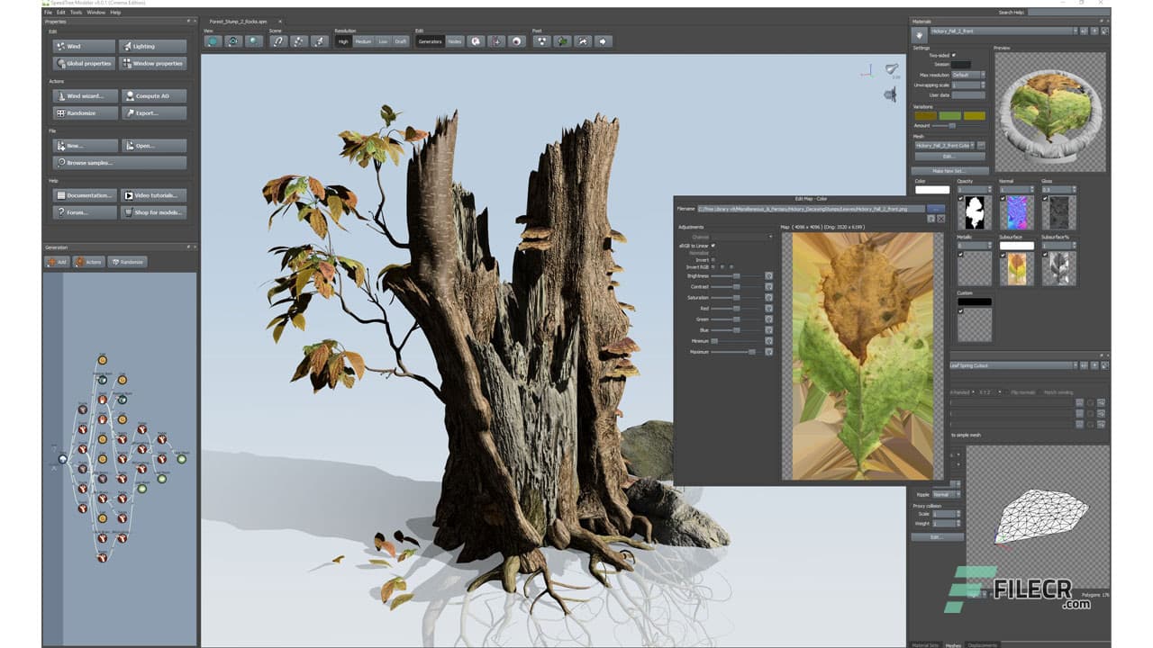 SpeedTree Modeler 10.0.1