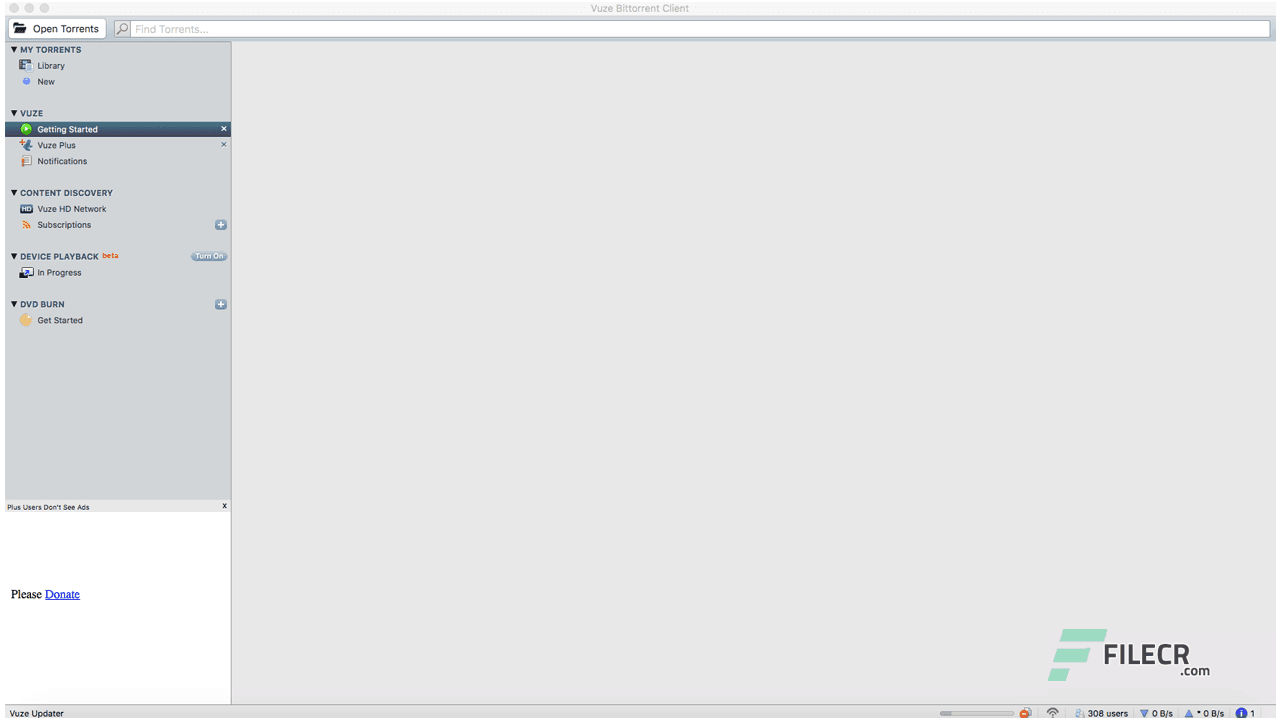 Vuze Bittorrent Client