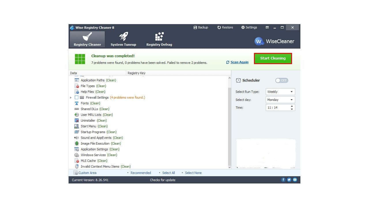 Wise Registry Cleaner Pro 11.3.1.733