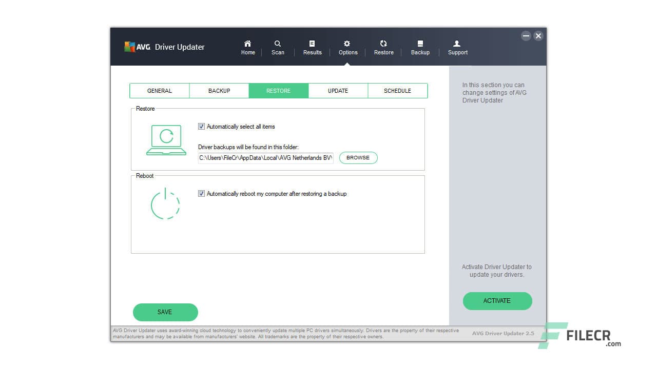 AVG Driver Updater 2.5.8
