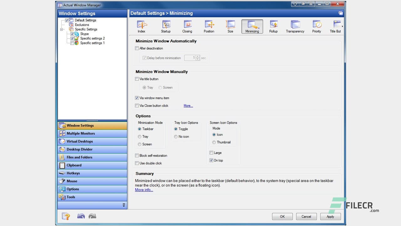 Actual Window Manager 8.15.3