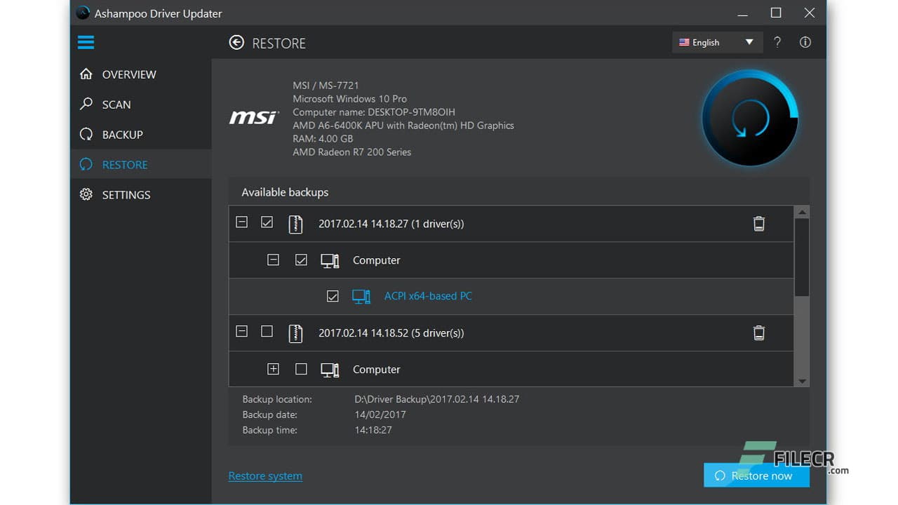 Ashampoo Driver Updater 2.5.0