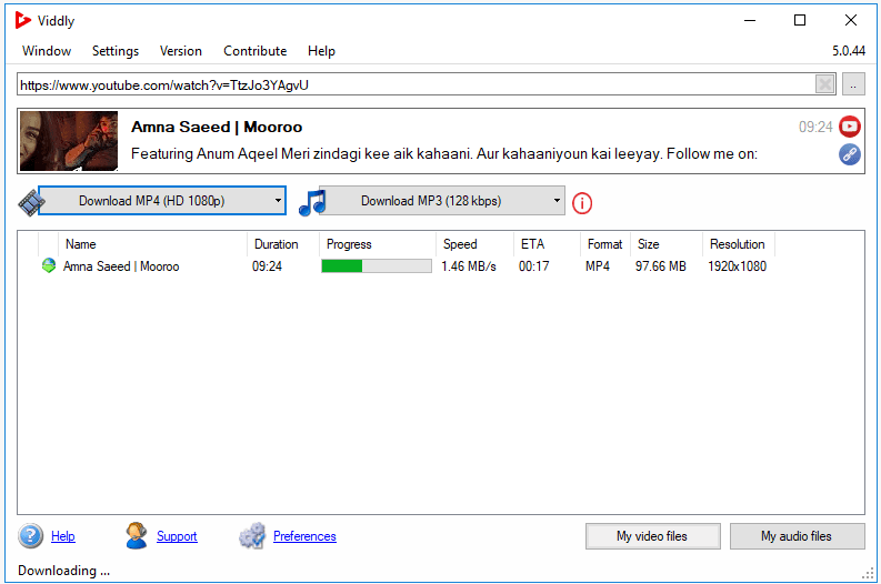 Viddly YouTube Downloader Plus 5.0.396